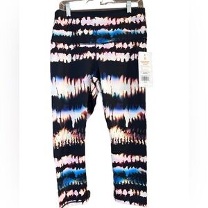 Lucy Studio High Rise Hatha Capri Legging NEW L